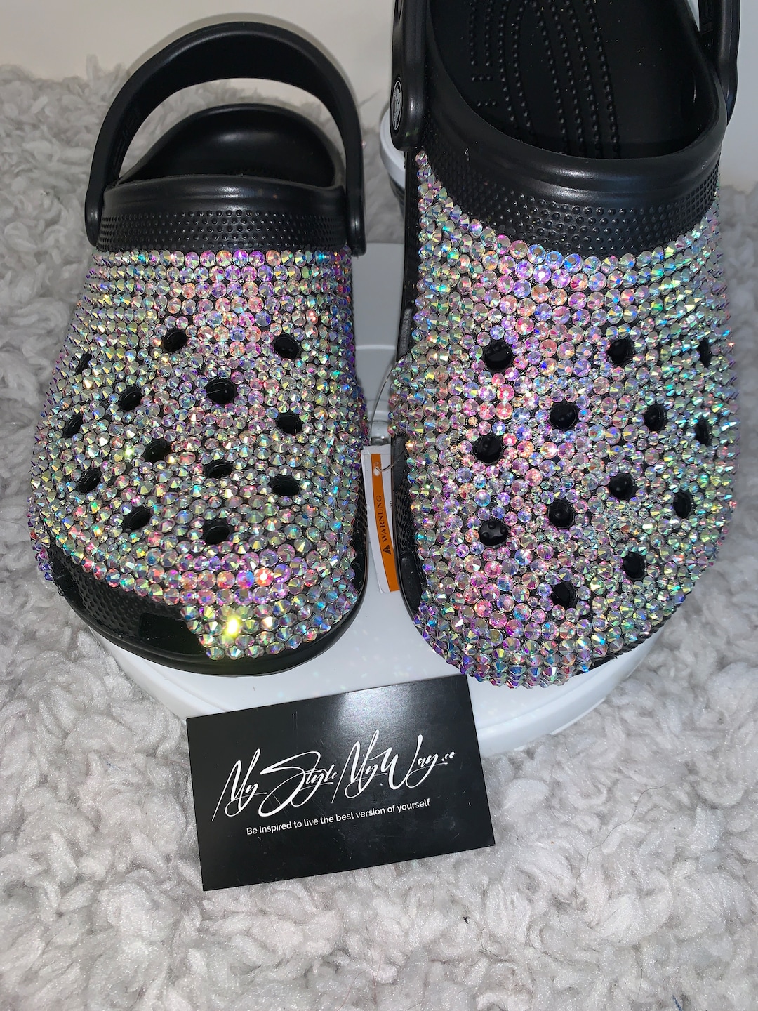 custom bling crocs
