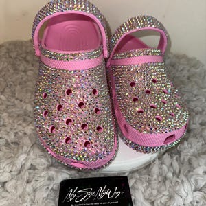 Strass bling Crocs: schoenen in aangepaste kleur