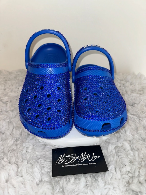 My Handmade Rhinestone Custom Clogs for My Style | Birthday Gifts For her | Anniversary Gifts| Push Gifts | Custom Bling Shoes