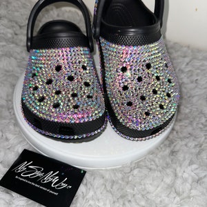Crystal Rhinestone Bling Crocs: Custom Shoes