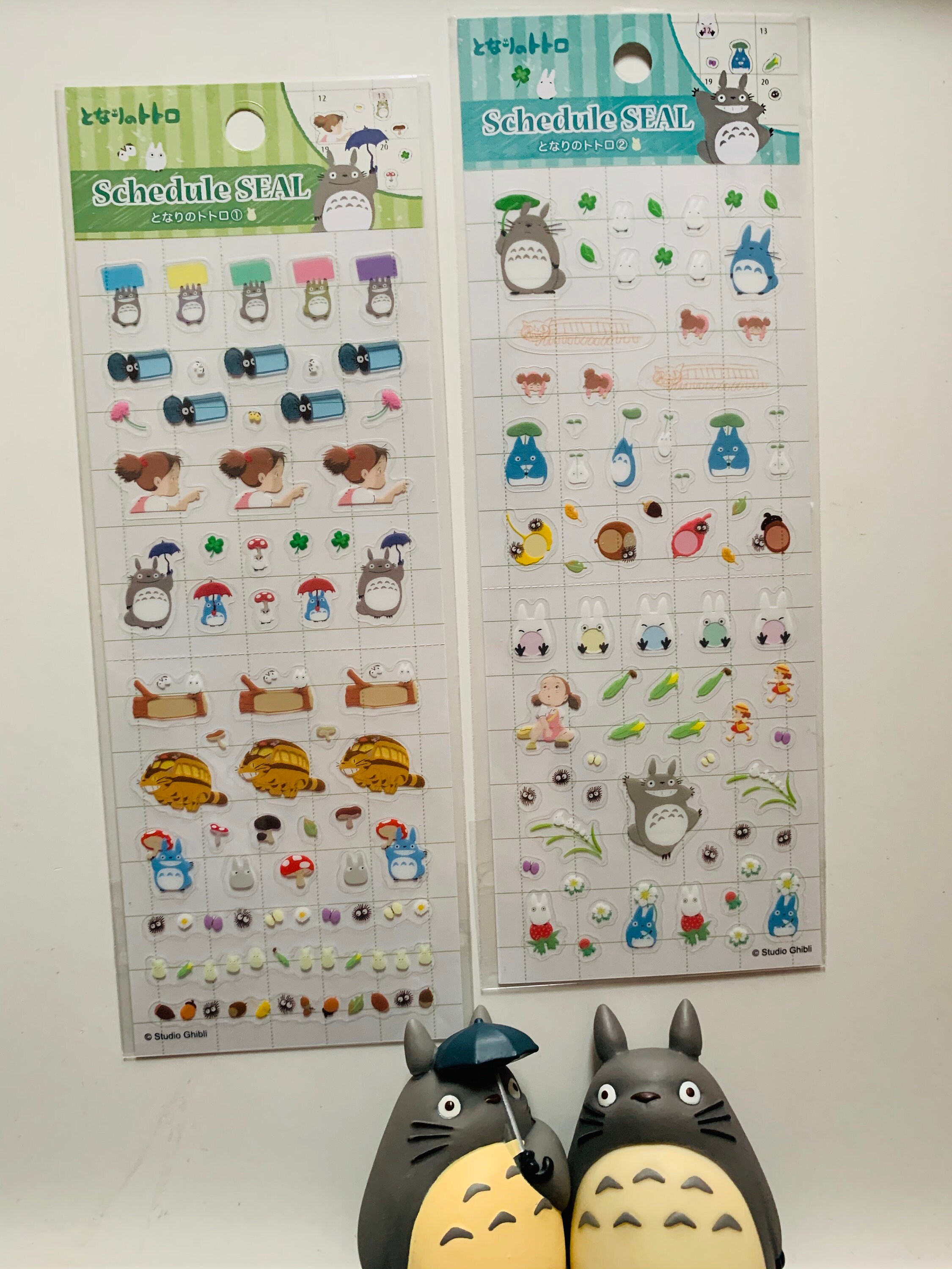 studio ghibli sticker sheet japanese totoro kiki s etsy