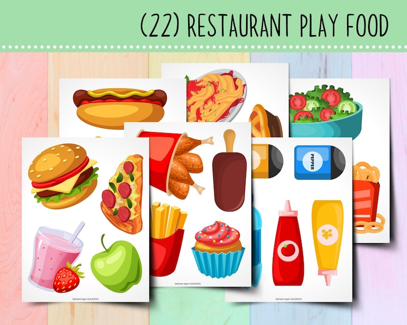Sally's Restaurant Play Set Play Restaurant Fast Food Activities for