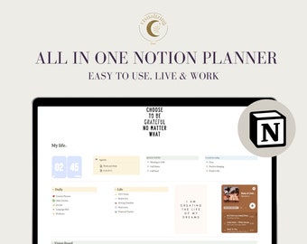 Notion life Template Personal work Planner 2025|Dashboard, All In One Organize Template,Editable|All-in-One|Dashboard,Finance,Goal,that girl