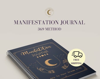 369 manifestation journal Undated | Manifestation journal 2025 | Manifestation journal| 369 METHOD | Law of Attraction | gratitude journal