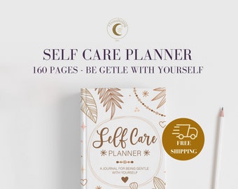 Cute Self care journal ebook | Hardcover planner US Letter| Personal journal Aesthetic gifs | self love planner | self love journal club