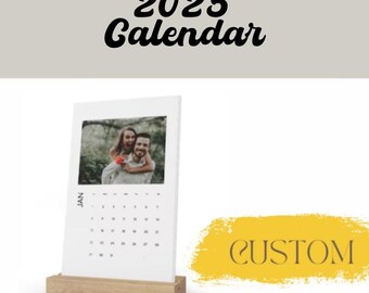Personalized calendars 2025 | Personalized 2025 Photo Desk Calendar | custom calendar | Personalized calendar | custom calendar printing