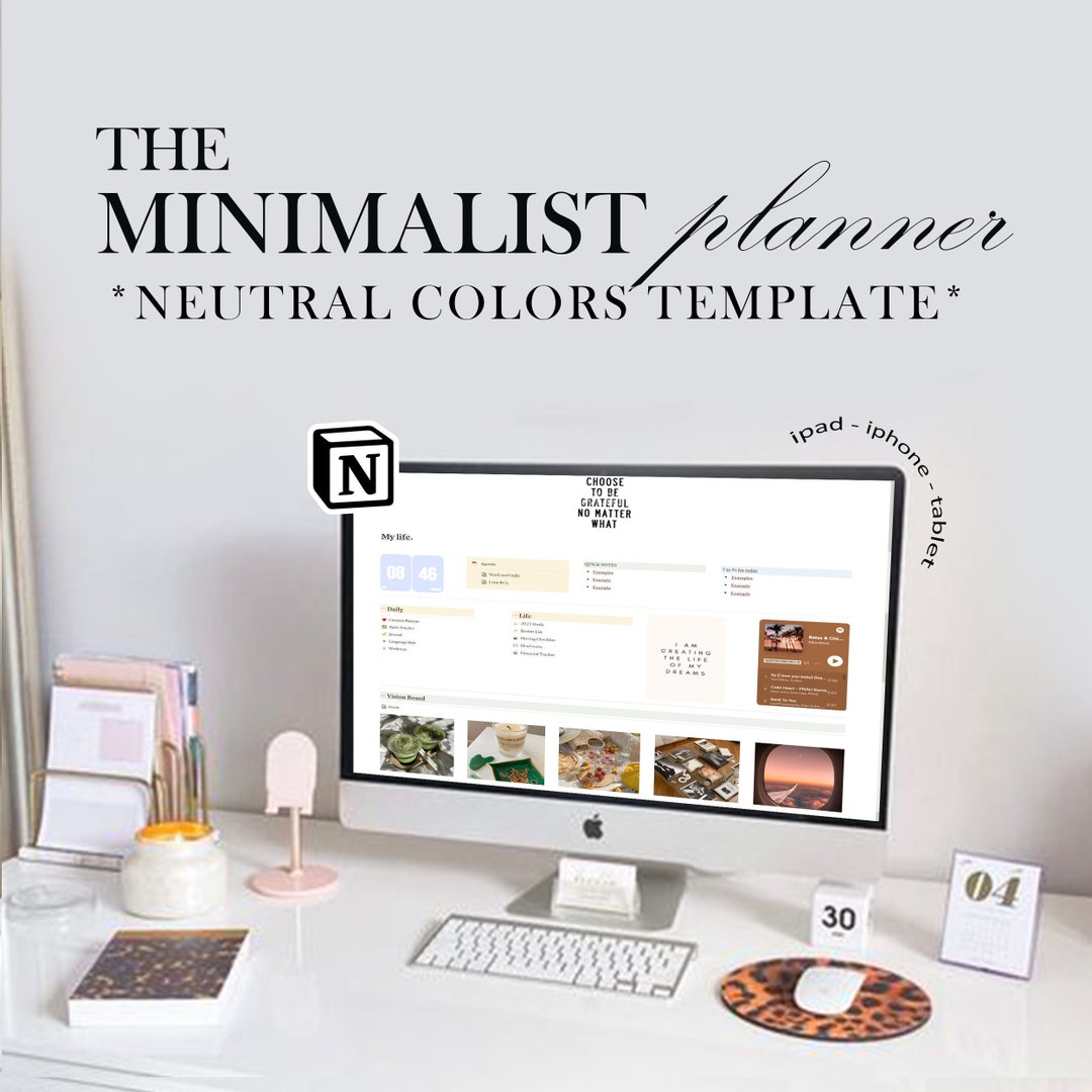 Notion Template My Life Dashboard 2025|notion All in One Life Planner ...