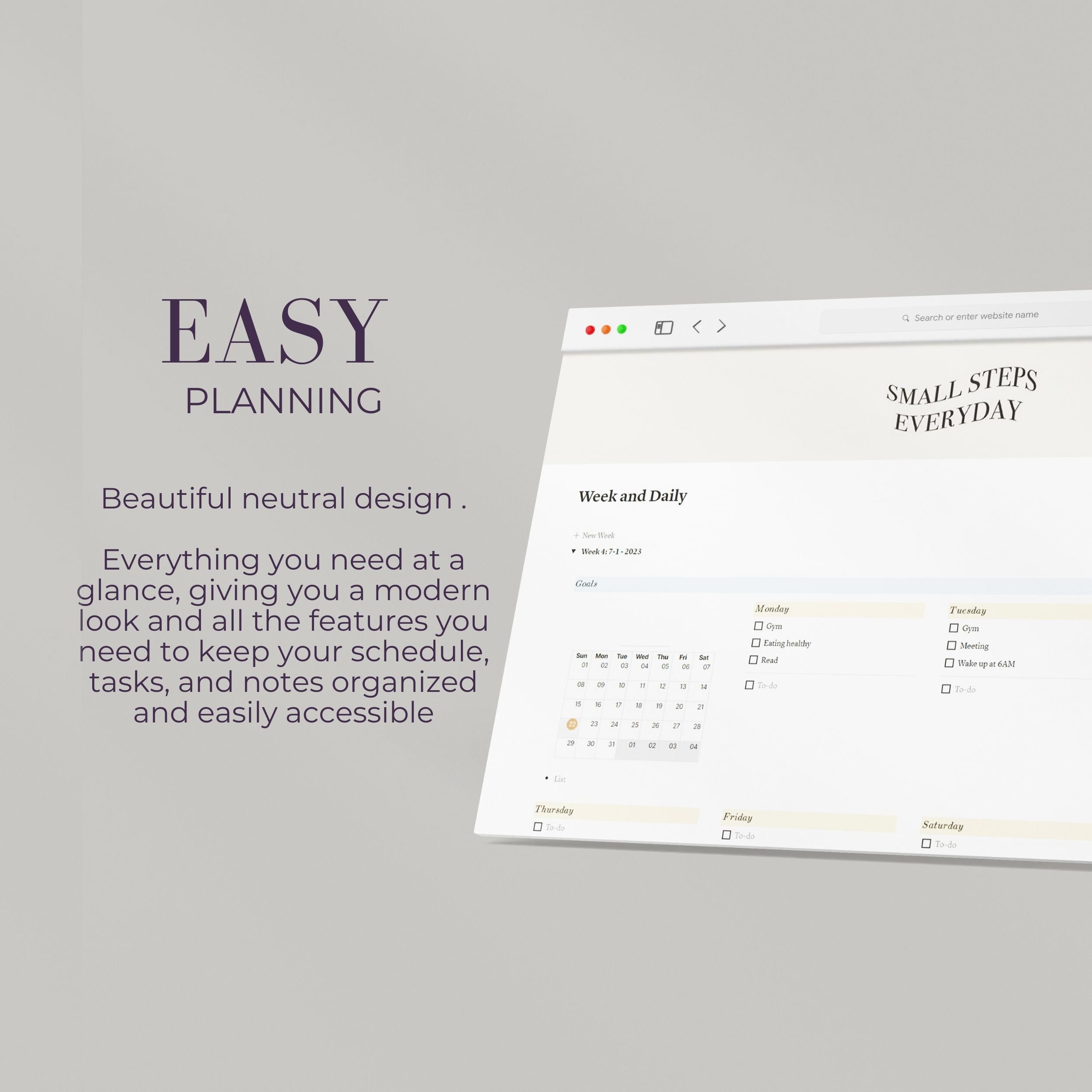 Notion Life Template Personal Work Planner 2025|dashboard, All in One ...