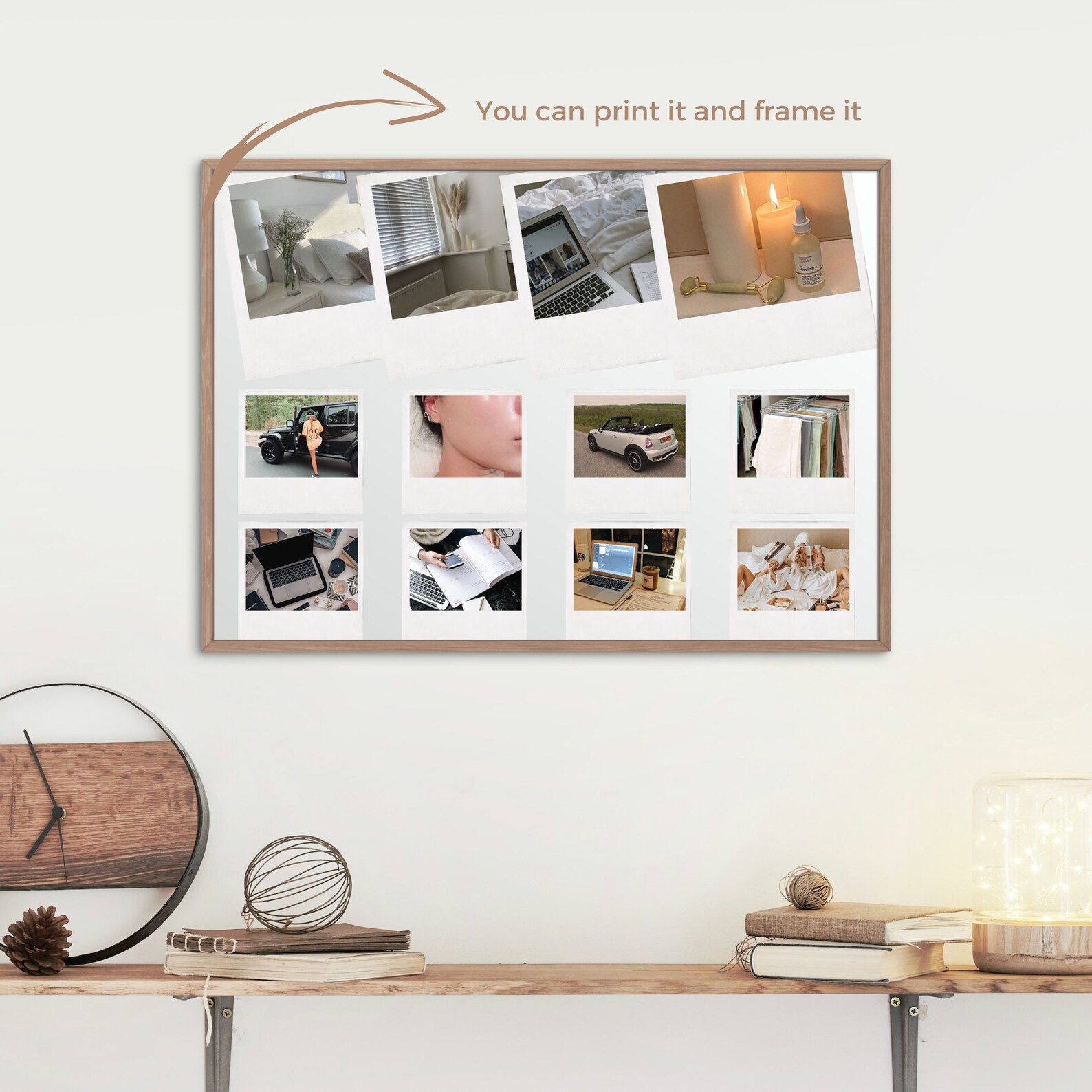 2025 Vision Board Template Canva|spiritualvision Board Editable Self ...