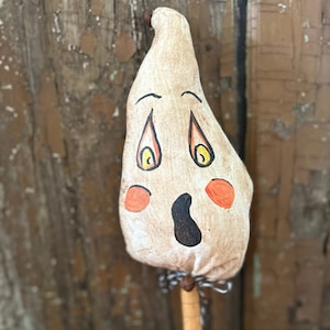 Halloween Folk Art Ghost, Halloween Vintage Halloween, Primitive Vintage Halloween GHOST