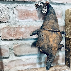 Primitive Old Salem Witch Silhouette, Primitive Halloween Hanging Witch, Halloween Decor, Witchy, Fall Decor