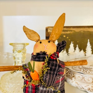 Primitive Bunny~Grungy Easter Bunny~Handmade Bunny~Primitive Spring~Primitive Easter~Primitive Farmhouse~Primitive Rabbit~Primitive Style