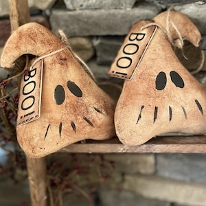 Primitive Ghost bowl filler ornie - Halloween Decor - primitives - prim ghost - Primitive Halloween Decoration