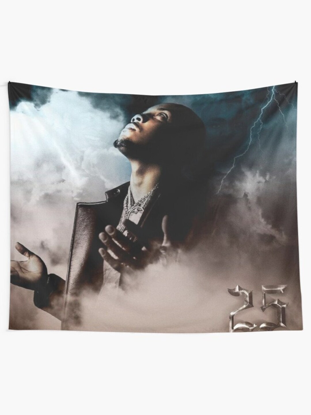 G HERBO Wall Tapestry, 25 Album Wall Hanging, Ballin Like I'm Kobe