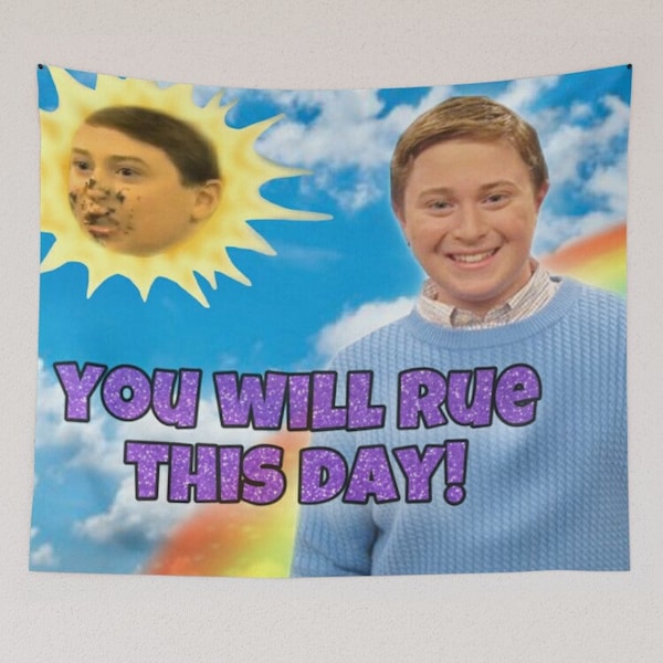 Rue This Day! Wall Tapestry, iCarly Wall Hanging, Meme Tapestries