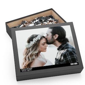 Personalized Puzzle Engagement Gift, Anniversary Gift, Wedding Gift, Custom Puzzle, Jigsaw Puzzle, Engagement Picture Puzzle