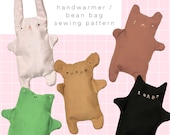 Animal Hand Warmer Sewing Pattern, Cute Doll Pattern (PDF Download)