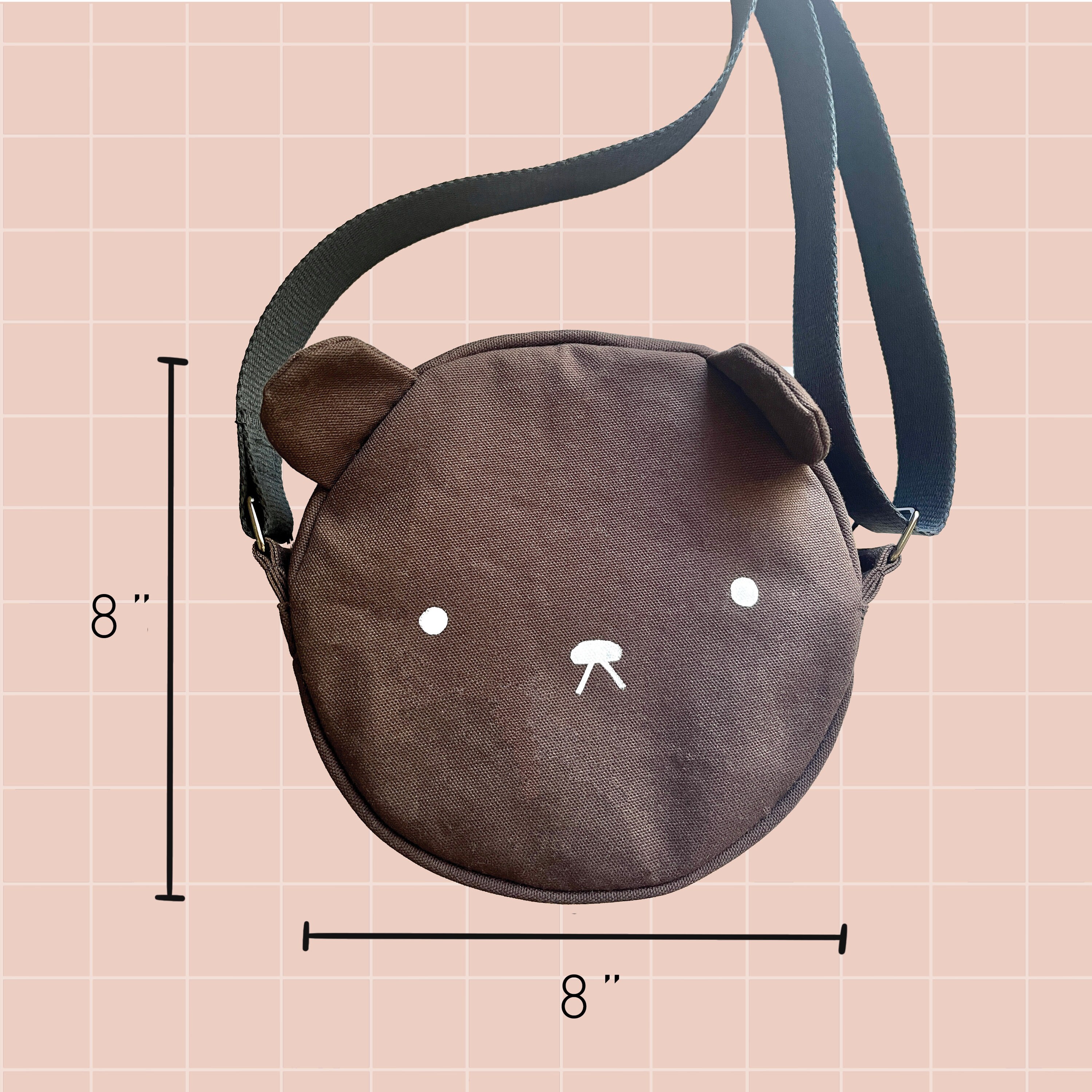 Print Pattern Polar Bear Crossbody Bags