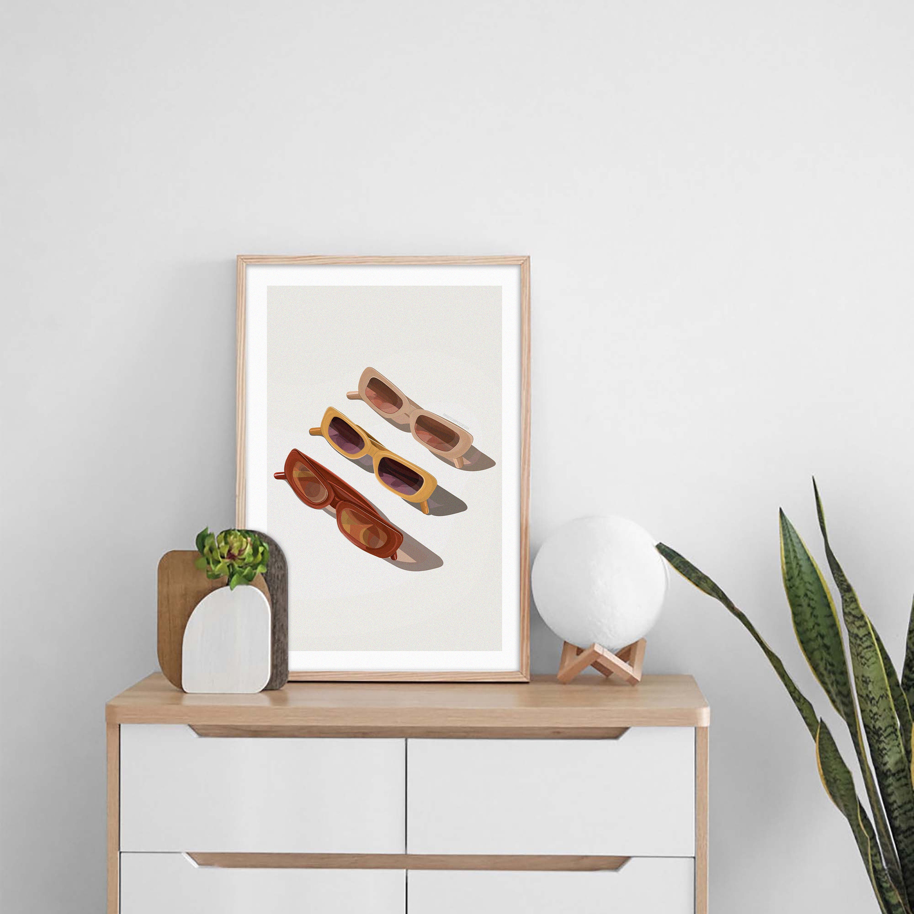 Sunglasses Wall Art Print Sunglasses Beauty Room Wall Art - Etsy 日本