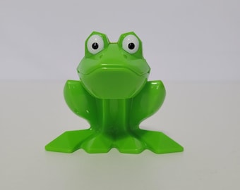 Vintage Frogger 2 Frog Toy 2000 Atari Konami, 2.5"