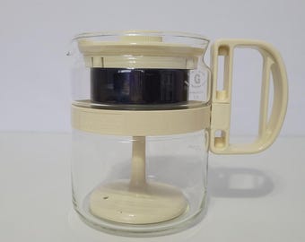 Vintage Gemco Brand Heat Resistant Glass Coffee Pot Percolator C-31 USA