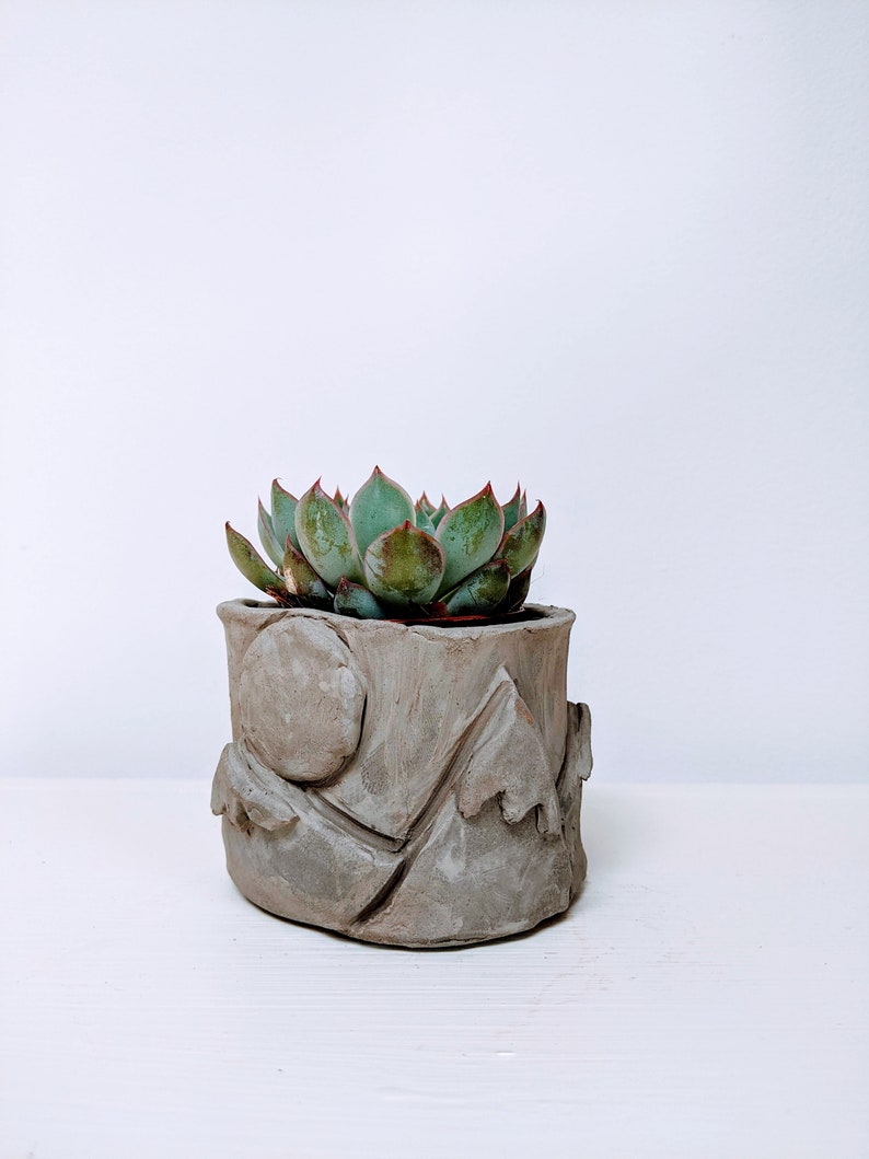 Air dry clay pottery craft kit. Make your own happy plant pot Etsy