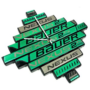 Unique Hockey Stick Wall Clock - Bauer Nexus 2N Pro - Green - Limited Edition