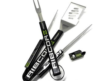 Hockeyschläger BBQ Grill Set - Einzigartiges Hockeygeschenk für Papa oder Trainer - Grillzubehör aus recyceltem Kunststoff - CCM Ribcor Abzug 2 PMT