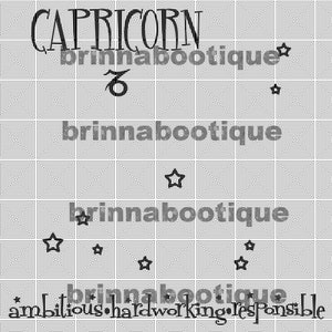 Capricorn Zodiac Digitale Download
