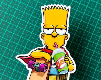 Bart Simpson Vinyl Sticker