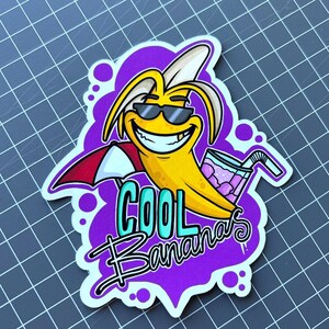 Autocollant Cool Bananas