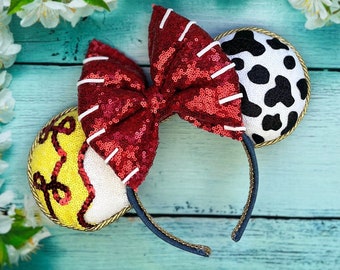 Jessie Hat Mouse Ears, Mickey Ears, Toy Cowboy Story Minnie  display picture 3