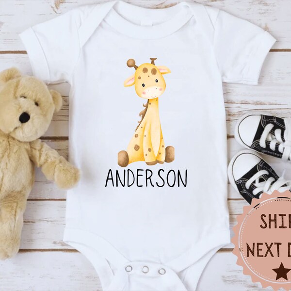 Giraffe Baby Clothes Etsy