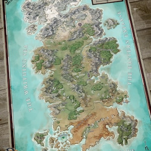 Carte de fantaisie régionale : Le royaume de Haven - Carte numérique DnD, Pathfinder et autres RPG
