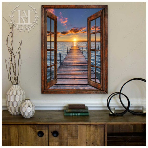 Beautiful Landscape Wall Art Canvas Print Canvas Painting Etsy