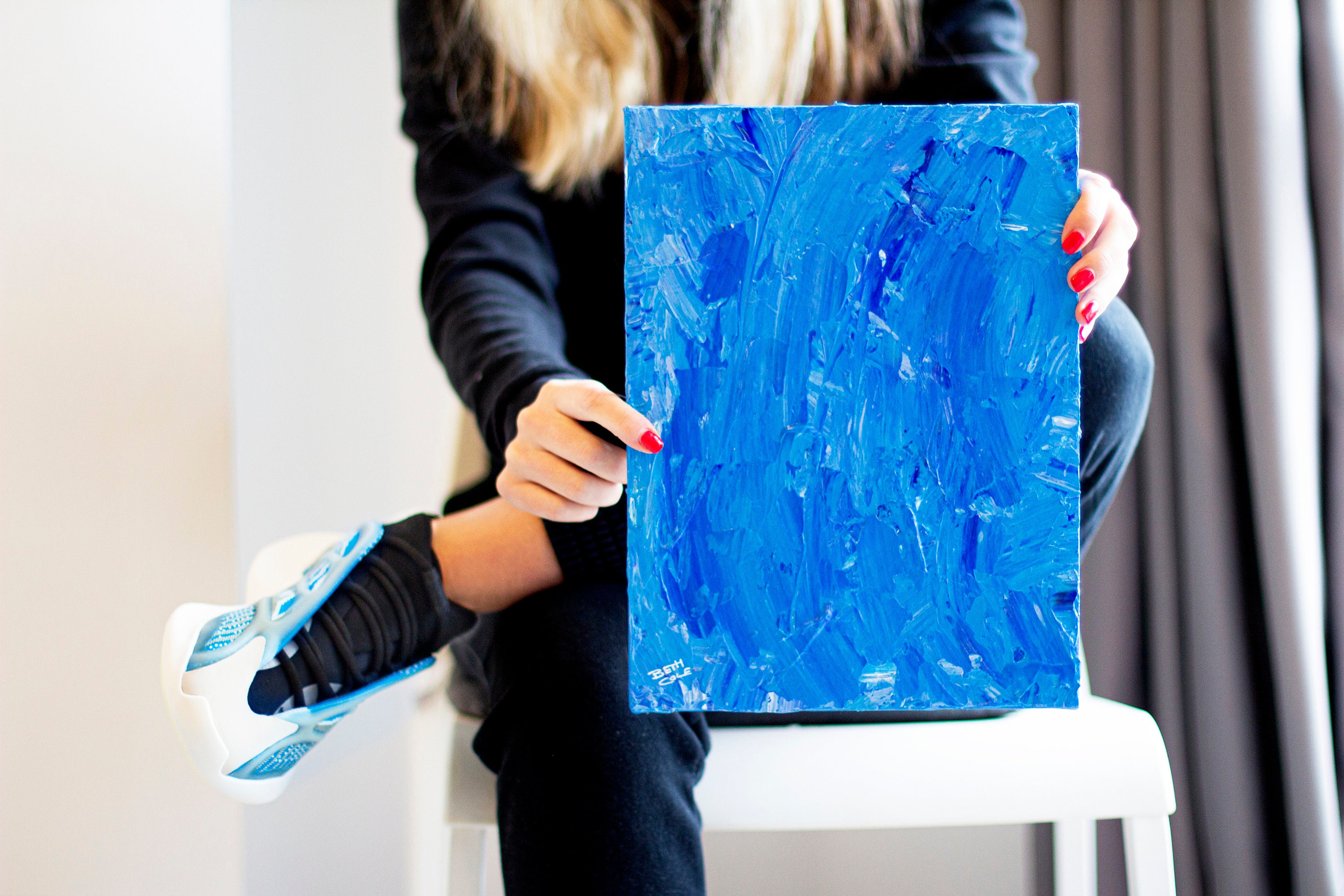 Acrylic Original Paintings Glow in the Dark On stretched | Etsy