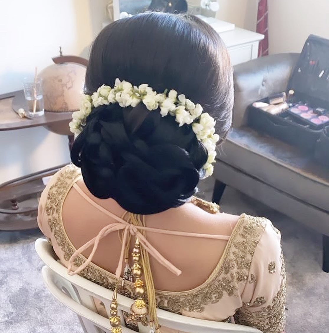 Jasmine Hairpiece, Hair Gajra, Floral Hairpiece, Flowers for