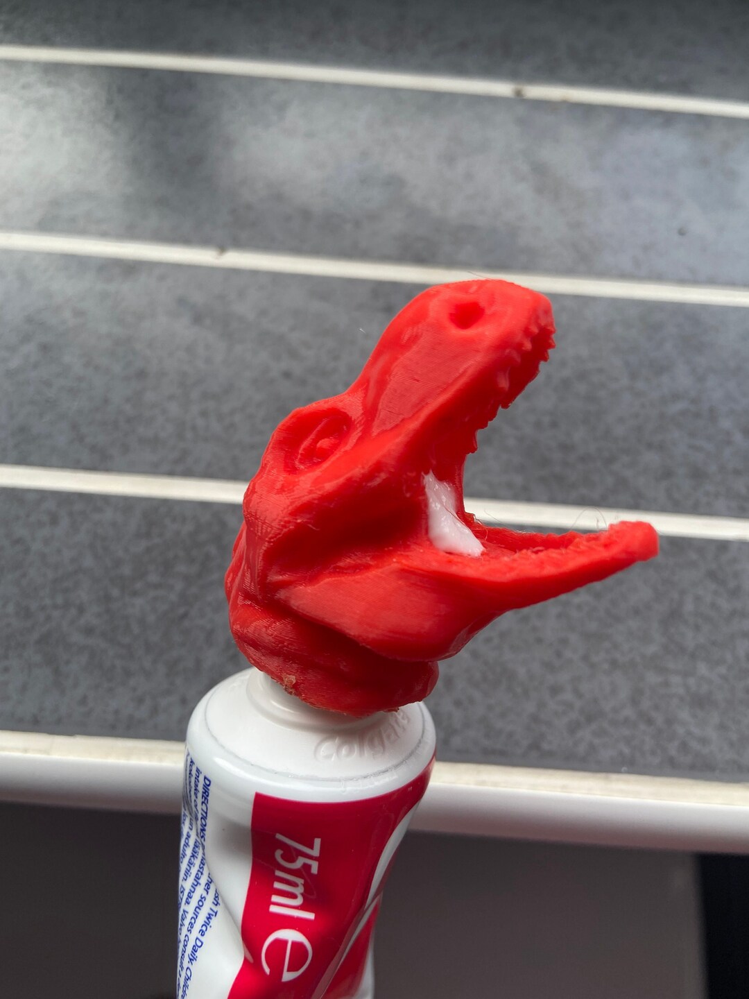 Dinosaur Trex Toothpaste Topper Cap Lid Dinosaur Gift Trex Etsy Canada