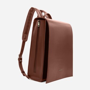 Japanese Randoseru Backpack Unisex Japan Backpack Vegan Leather Backpack Laptop Backpack Handcrafted Women Men Couple backpack image 5