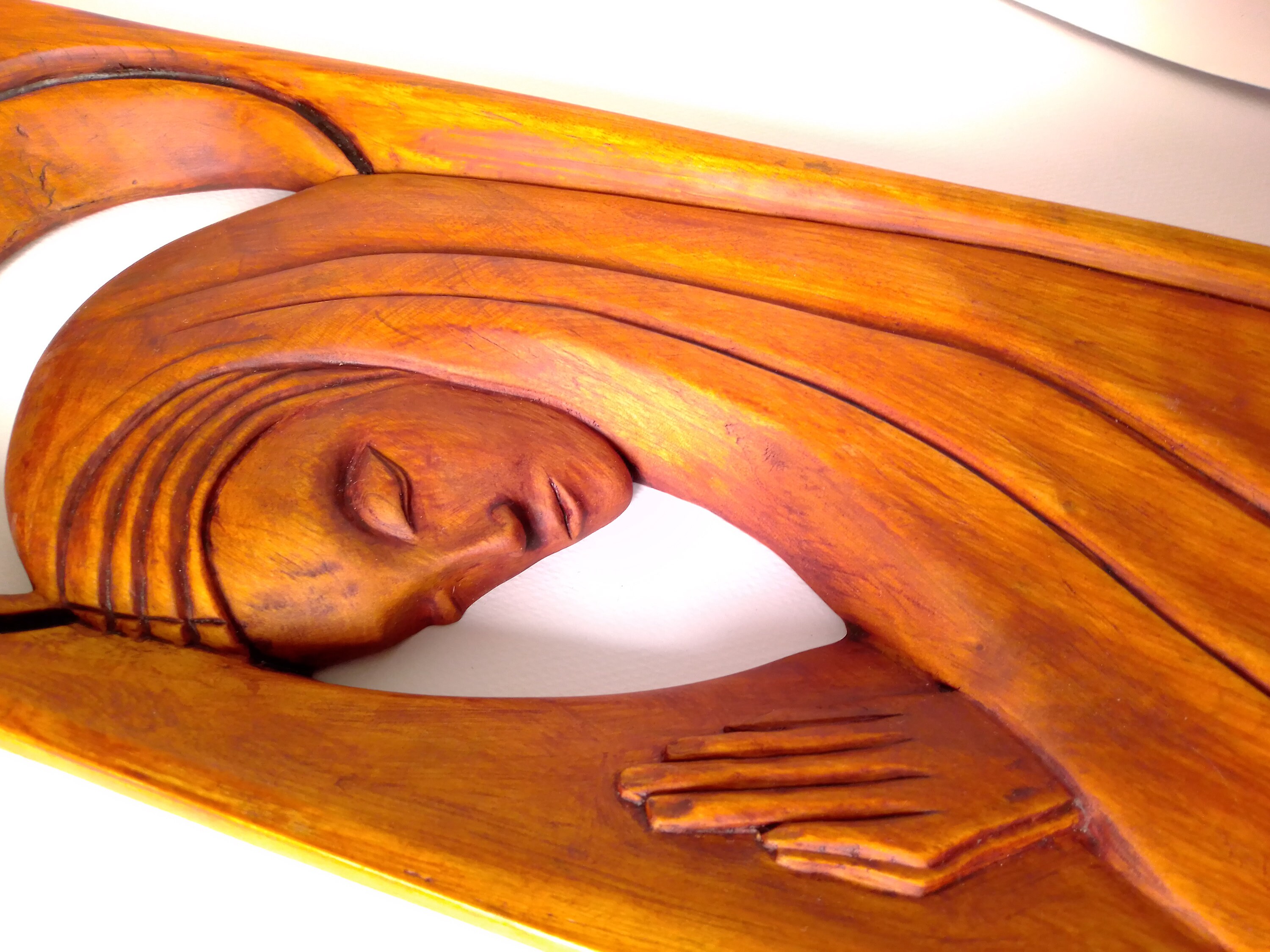 Woman art. Wood carving skulpture. Wooden Carved. Hand Carved. Etsy