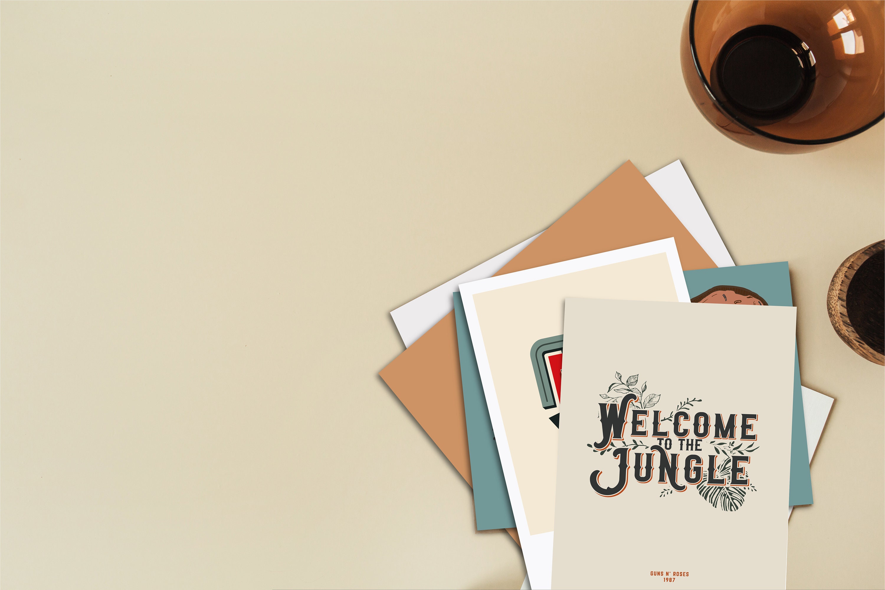 Welcome to the Jungle Lyrics Print Guns N Roses Inspired 