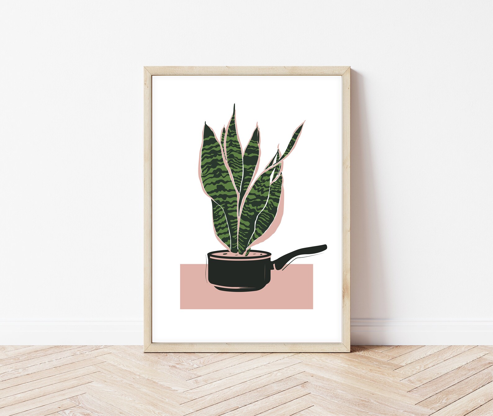 Plant Wall Art Set of 4 Plant Art Plant Print Wall Etsy