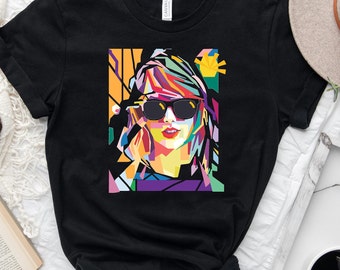 Swiftie Art Mosaic Sweatshirt ,Little Swiftie Tshirt ,Taylor Fan Gift, Album Tour Sweatshirt ,Floral Swiftie Sweatshirt ,Album Merch Sweater
