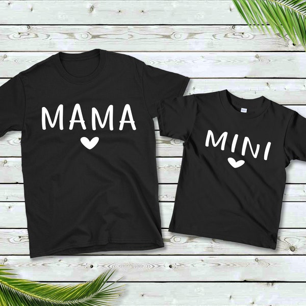 Mama and Me Outfits, Mama and Mini Shirts, Mini Me Shirt, Mommy and Me Shirts, Matching Shirts, Family Shirts, Mom Gift, Gift for Wife