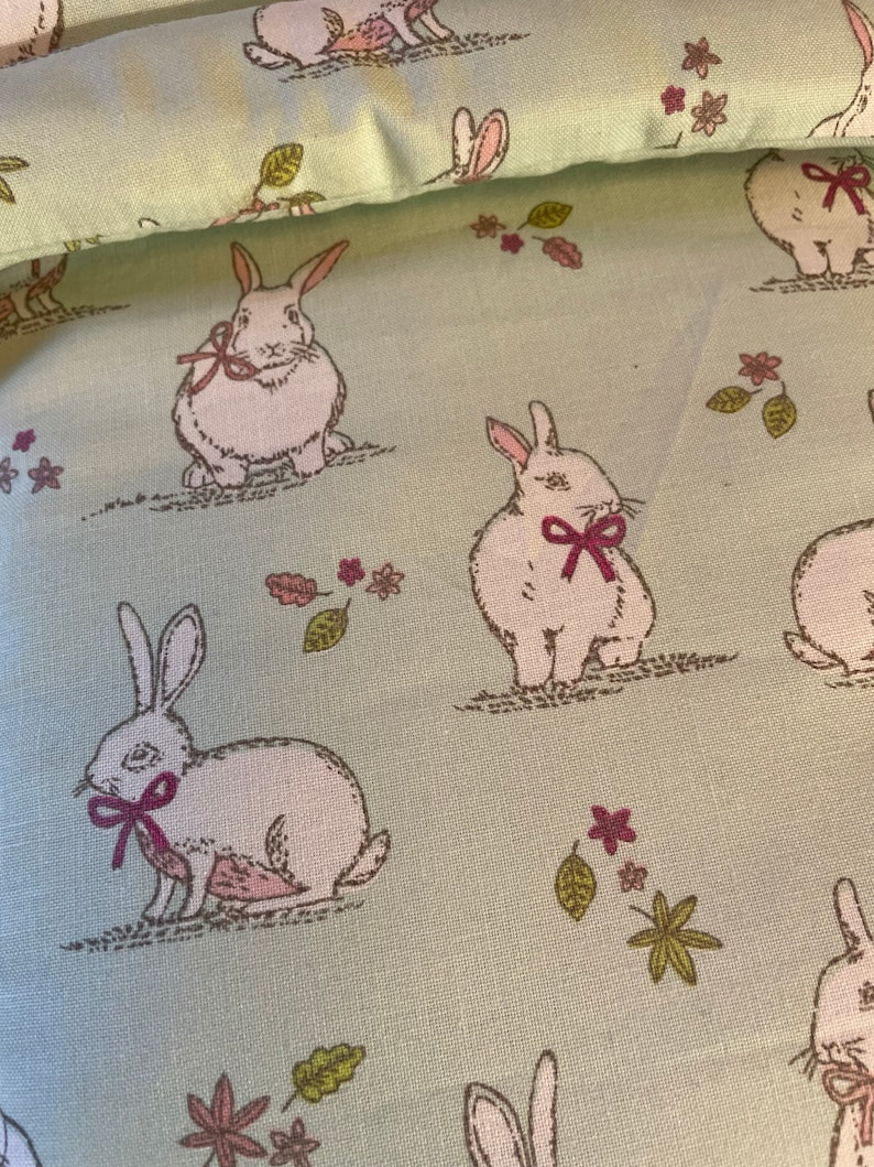 Ikea Duktig Doll Bedding Bunny Rabbit Cat Bed Rabbit Lover Etsy