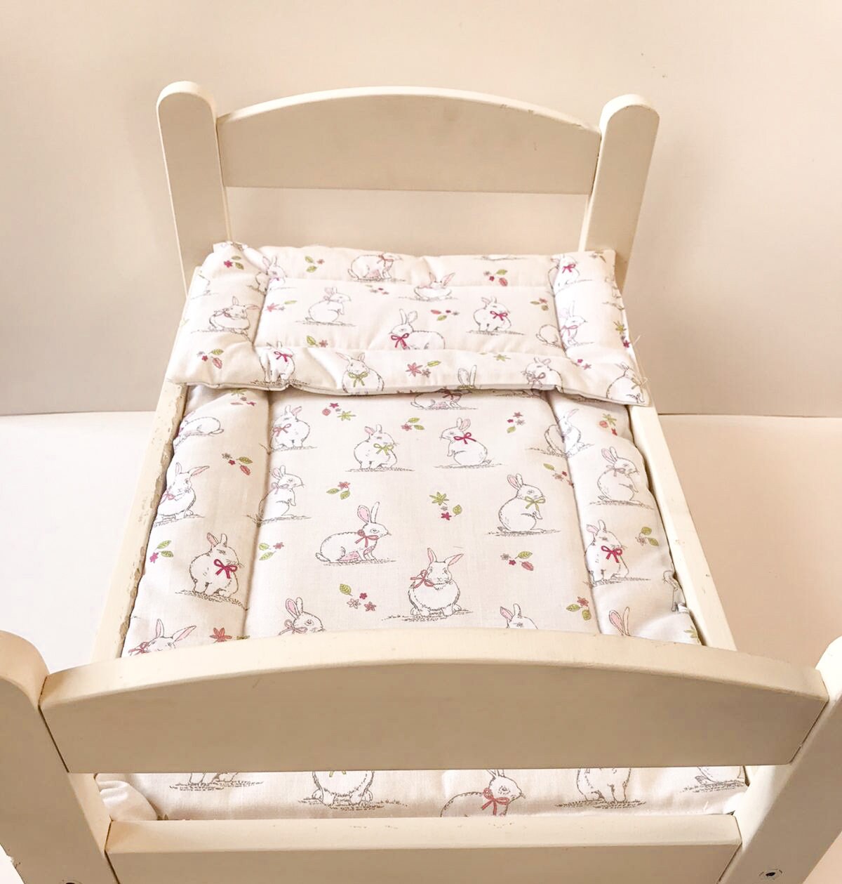 Ikea Duktig Doll Bedding Bunny Rabbit Etsy