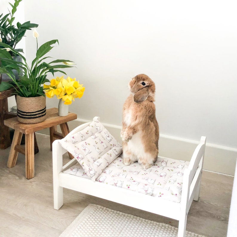 Ikea Duktig Doll Bedding Bunny Rabbit Cat Bed Rabbit Lover Etsy
