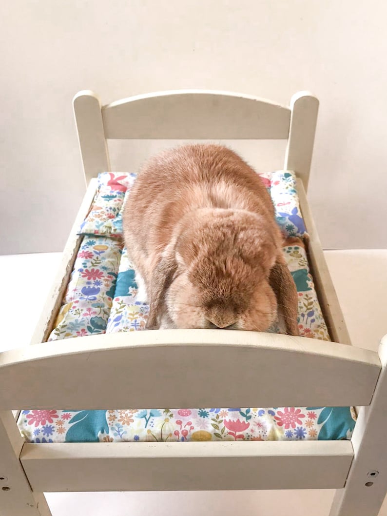 Ikea Duktig Doll Bedding Bunny Rabbit Cat Bed Rabbit Lover Etsy