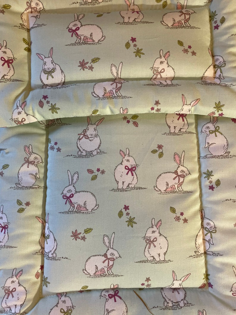 Ikea Duktig Doll Bedding Bunny Rabbit Cat Bed Rabbit Lover - Etsy