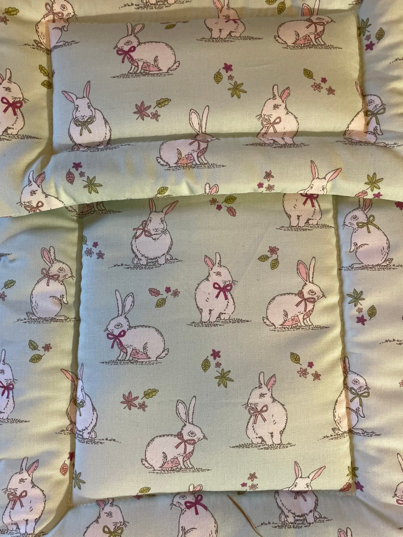 Ikea Duktig Doll Bedding Bunny Rabbit Cat Bed Rabbit Lover Etsy